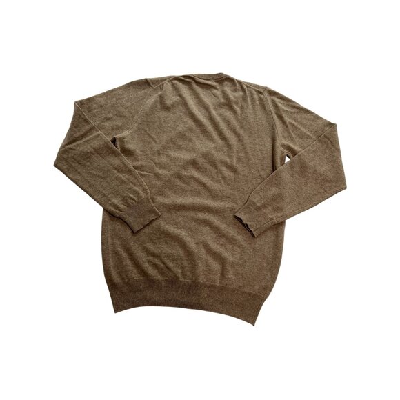 CashmerItaly First Class V-Neck Sweater in Brown - Picture 2 of 3